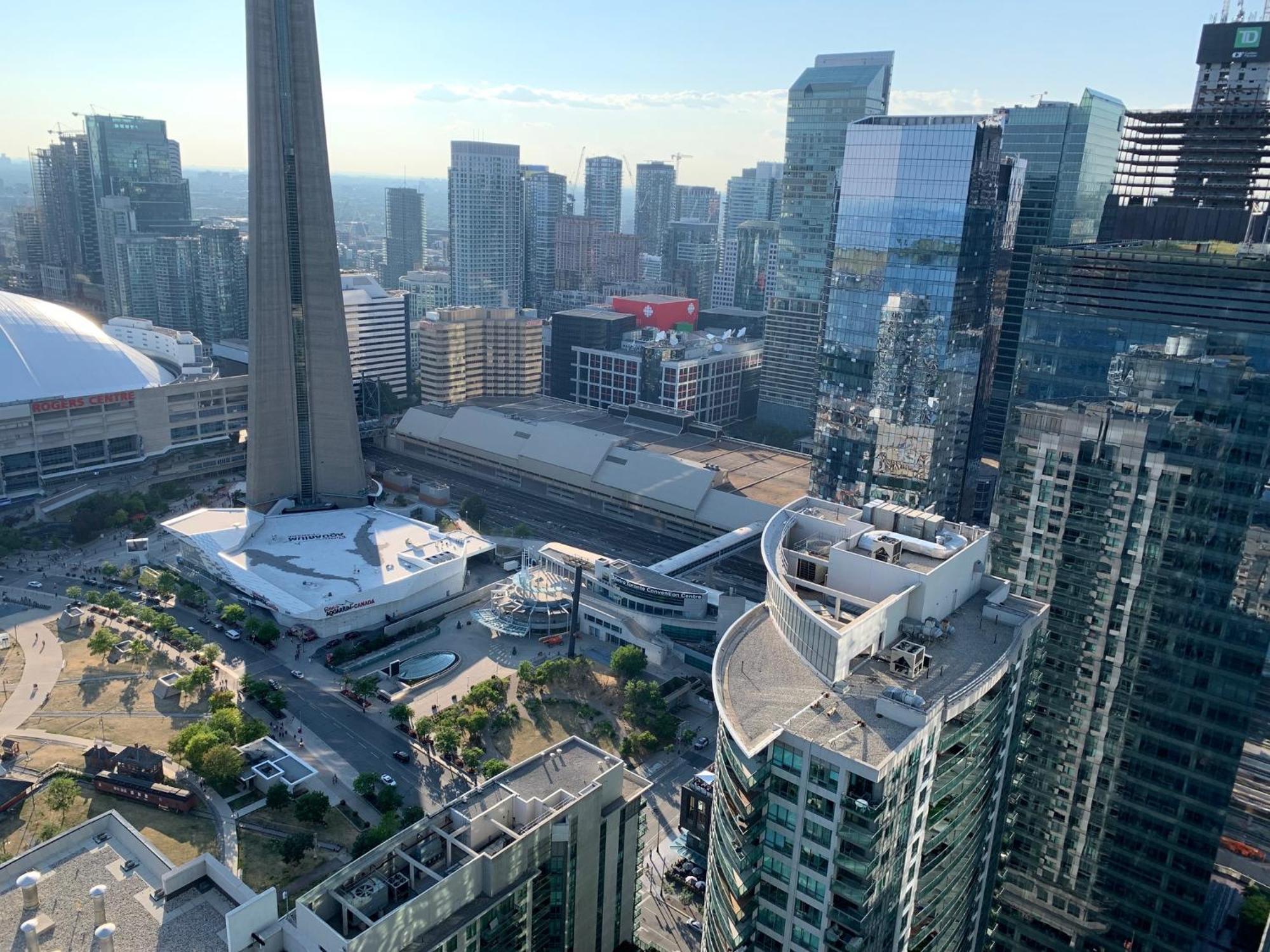 شقة Magnificient View Next Cn Tower/Rogers/Union/Mtcc تورونتو المظهر الخارجي الصورة