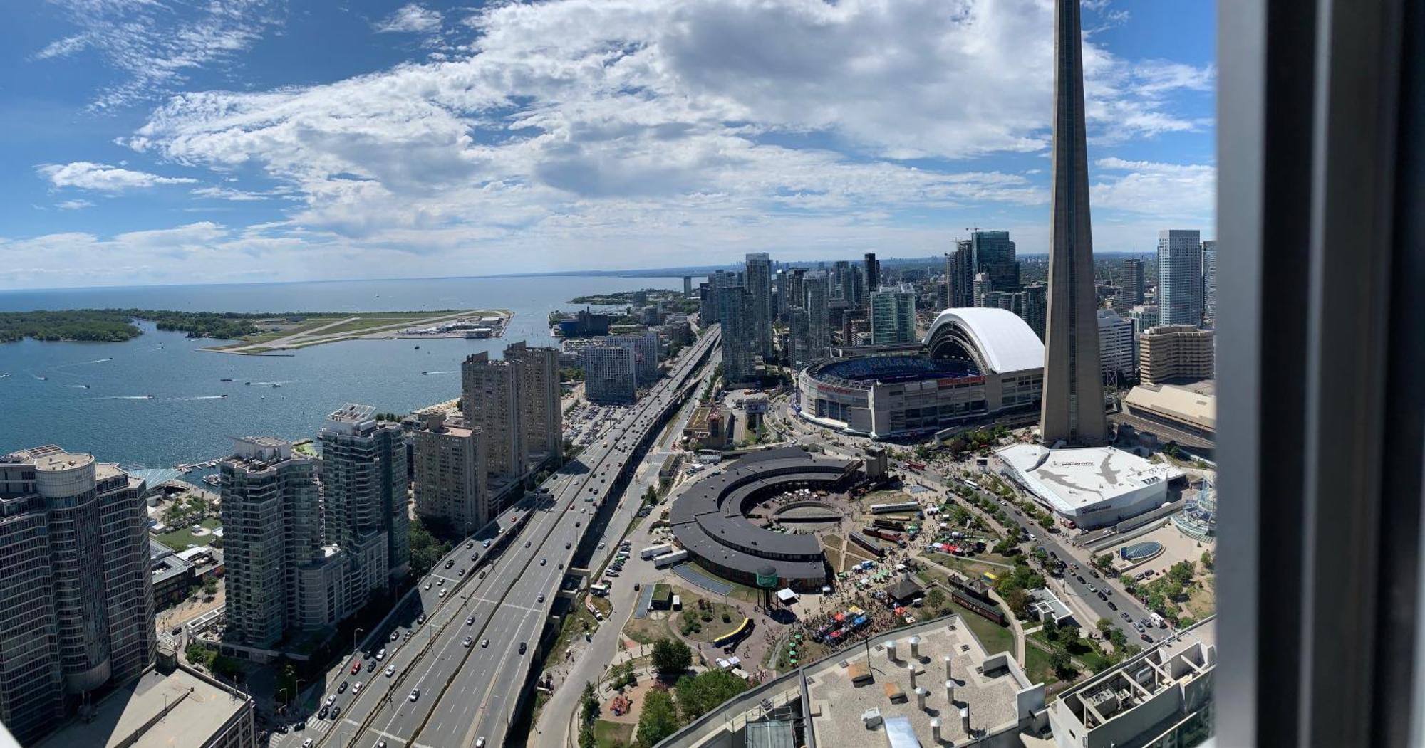 شقة Magnificient View Next Cn Tower/Rogers/Union/Mtcc تورونتو المظهر الخارجي الصورة